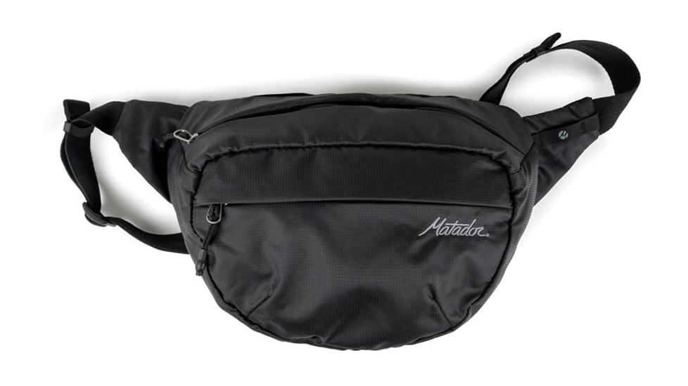 Matador On-Grid Packable Hip Pack, Charcoal/Black, 2 liter, MATOGHP01BK