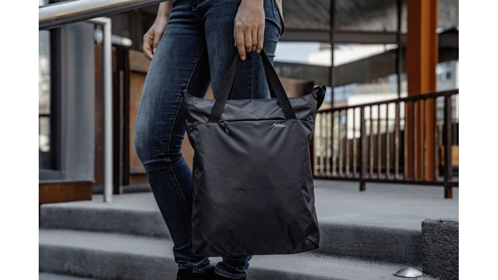 Matador On-Grid Packable Tote, Charcoal/Black, 16 liter, MATOGT01BK