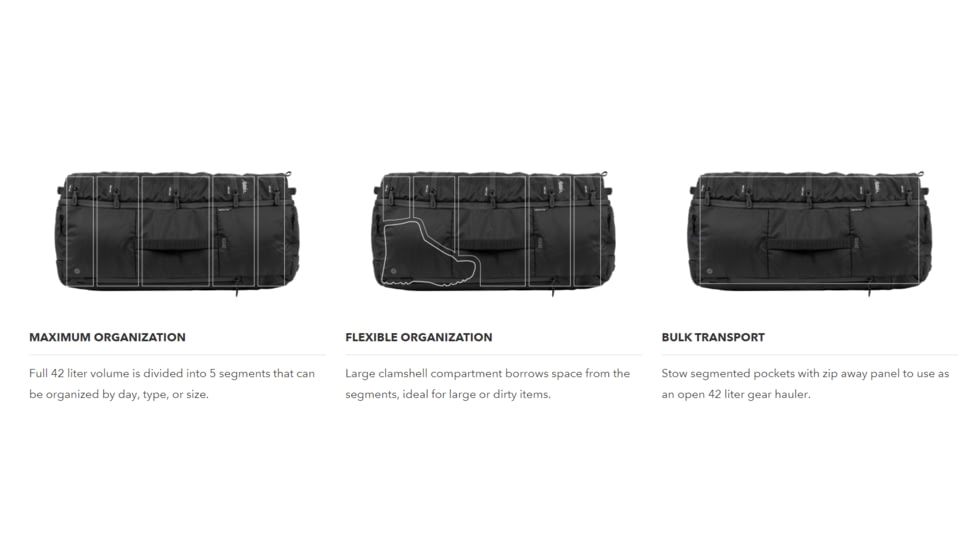 Matador Travel Pack, Charcoal/Black, 42 liter, MATSEG42001BK