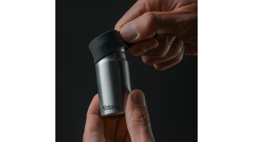 Matador Waterproof Travel Canister, 40ml, Charcoal, MATCANS1001G