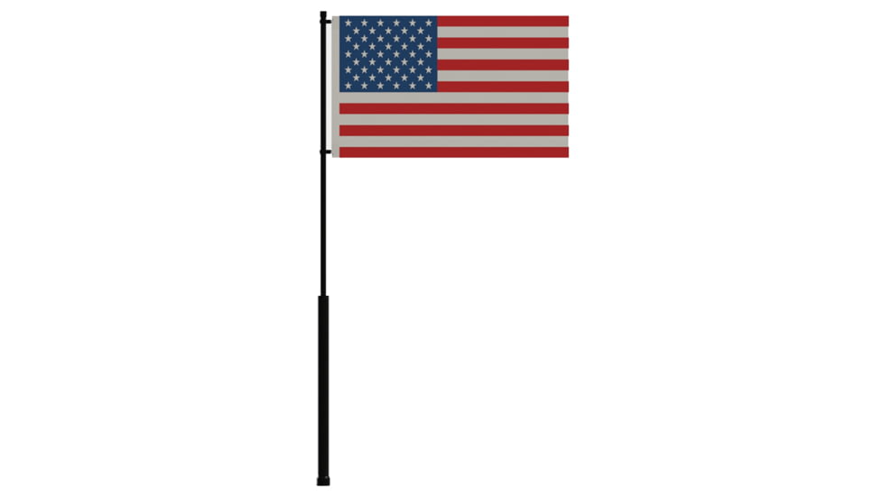 Mate Series Flag Pole - 36in w/USA Flag, FP36USA