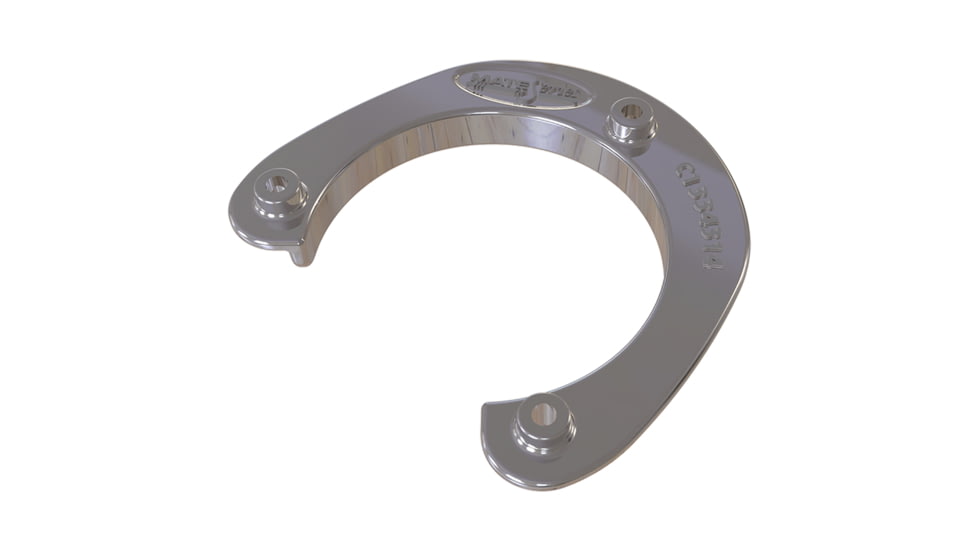 Mate Series Stainless Steel Rod &amp; Cup Holder Backing Plate f/Round Rod/Cup Only f/3-3/4in Holes, C1334314