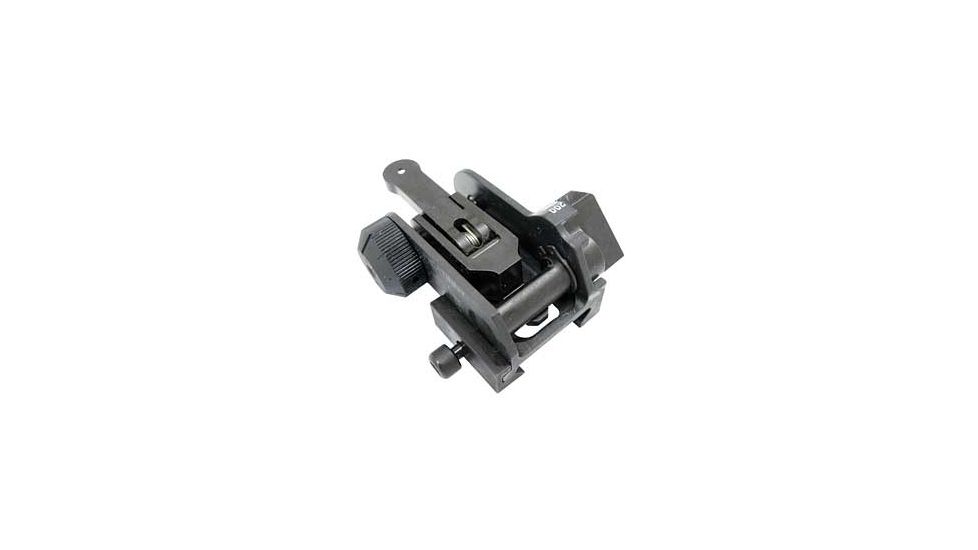 Matech Top Mounted Deployable Rear Sight, Black, MATBUIS