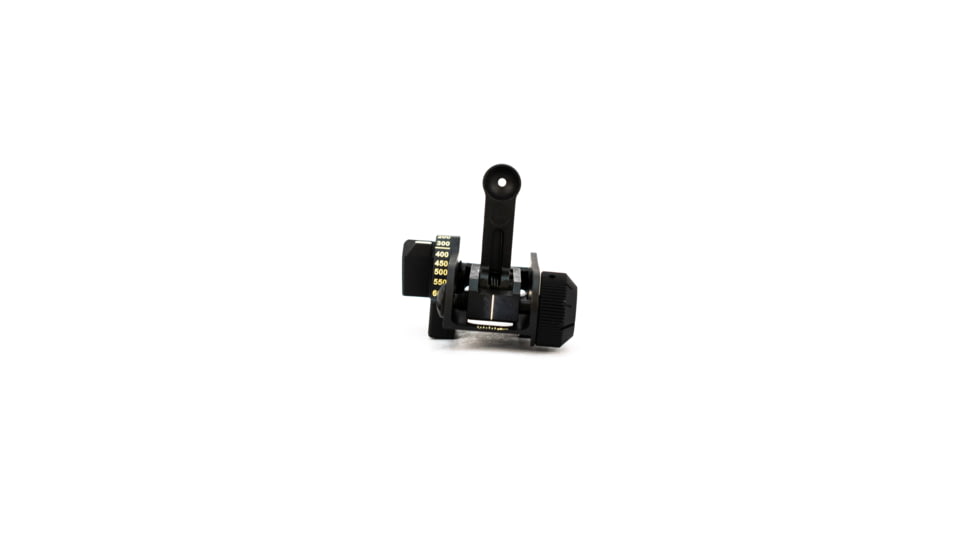 Matech Top Mounted Deployable Rear Sight, Black, MATBUIS