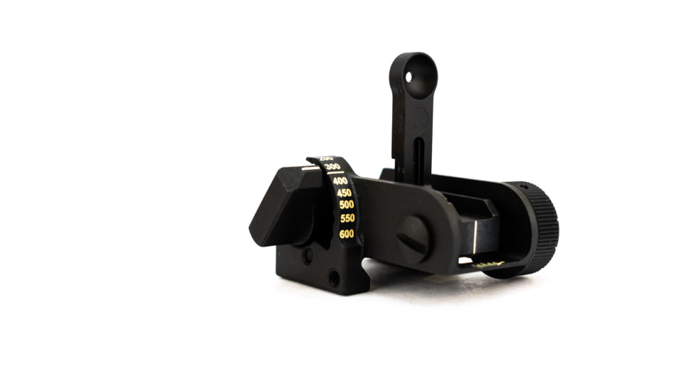 Matech Top Mounted Deployable Rear Sight, Black, MATBUIS