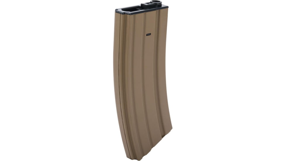 Matrix 450 rd CYMA Delta Metal Airsoft AEG Rifles Magazine, M4/M16/MK16/L85 Series, Hi-Cap, Tan, Small, 50122 / M001 TN