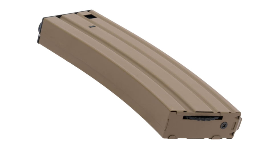 Matrix 450 rd CYMA Delta Metal Airsoft AEG Rifles Magazine, M4/M16/MK16/L85 Series, Hi-Cap, Tan, Small, 50122 / M001 TN