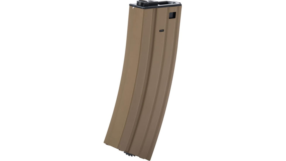 Matrix 450 rd CYMA Delta Metal Airsoft AEG Rifles Magazine, M4/M16/MK16/L85 Series, Hi-Cap, Tan, Small, 50122 / M001 TN