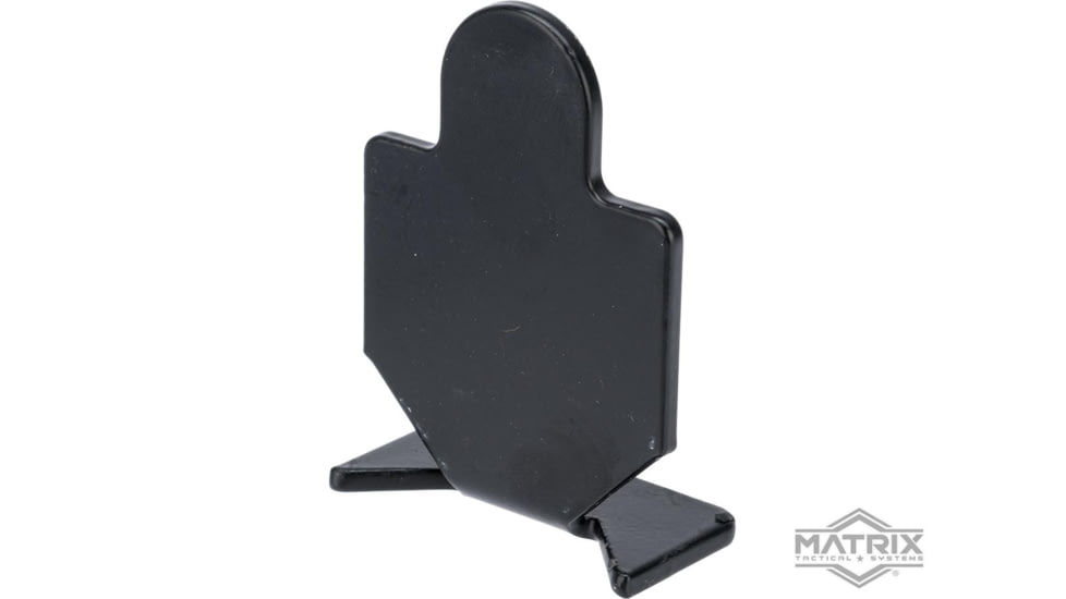 Matrix Airsoft IPSC Style Practice Aluminum Target Set, Set of 4, Black, TG-13-BK