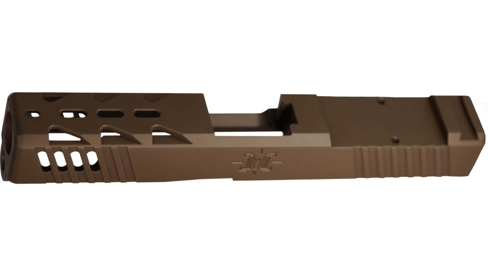 USED Matrix Arms Alpha Glock 19 Gen 3 Pistol Slide, DLC Finish, Brown, Compact, MX19ADC, EDEMO1