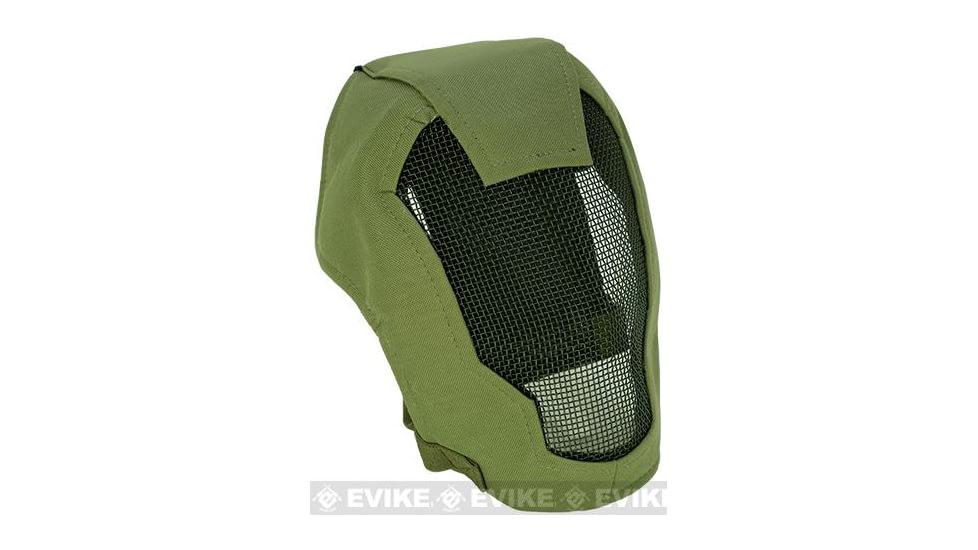 Matrix Iron Face Carbon Steel Striker Gen4 Metal Mesh Full Face Mask, OD Green, MA-12-OD