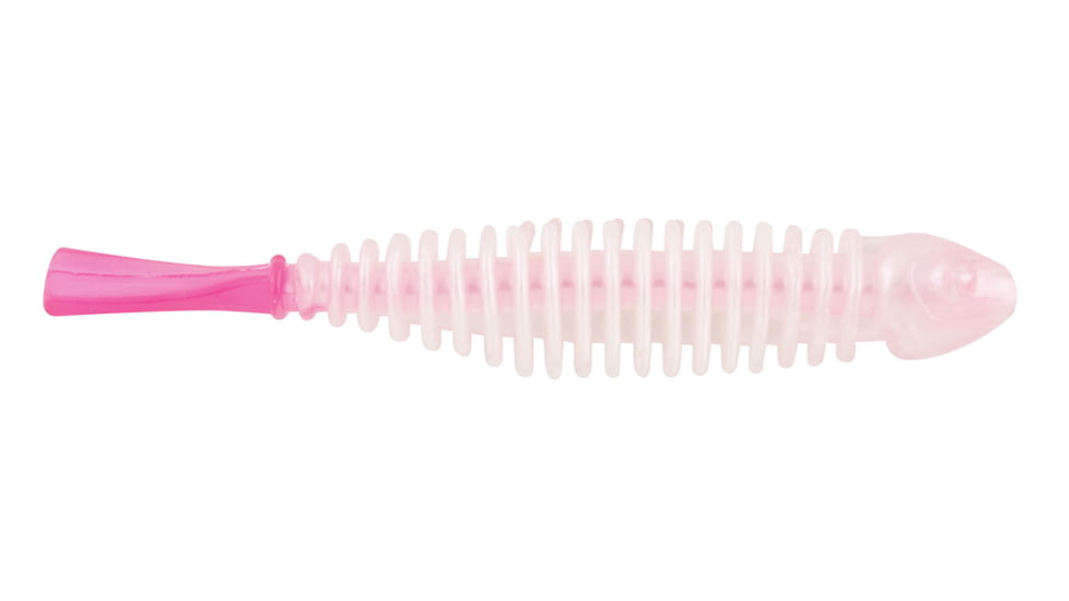 Matzuo Gaikotsu Ribbed Beaver Tail 4in 8pk, Pearl Pink, MTZGKBT4.0PRLPNK