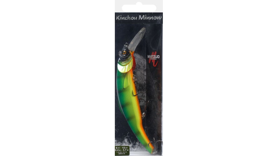 Matzuo Kinchou Minnow Pike/Muskie Series Bait,7.5in,Natural Perch 114606