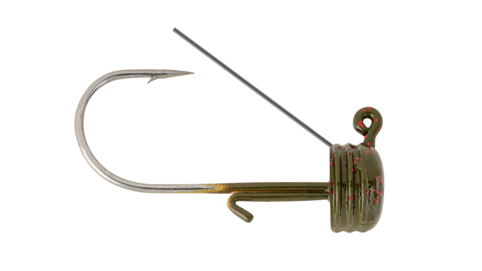 Matzuo Ned Jig 4pk 1/16th Weedless Pumpkin Red Flake, MZMFW116PMRDF