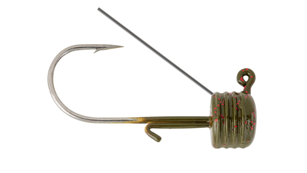 Matzuo Ned Jig 5pk 1/8th Weedless Pumpkin Red Flake, MZMFW18PMRDF