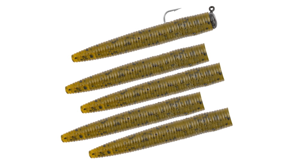 Matzuo Ned Rig, Green Pumpkin, 1/16oz, 5 Per Pack, MZMFR116-GP