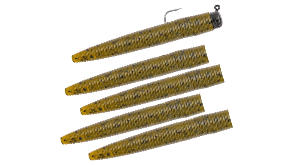 Matzuo Ned Rig, Green Pumpkin, 1/8oz, 5 Per Pack, MZMFR18-GP