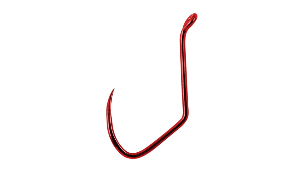 Matzuo Octopus Sickle Hook 3/0, Red Chrome, 25 per Pack, 141062-3/0