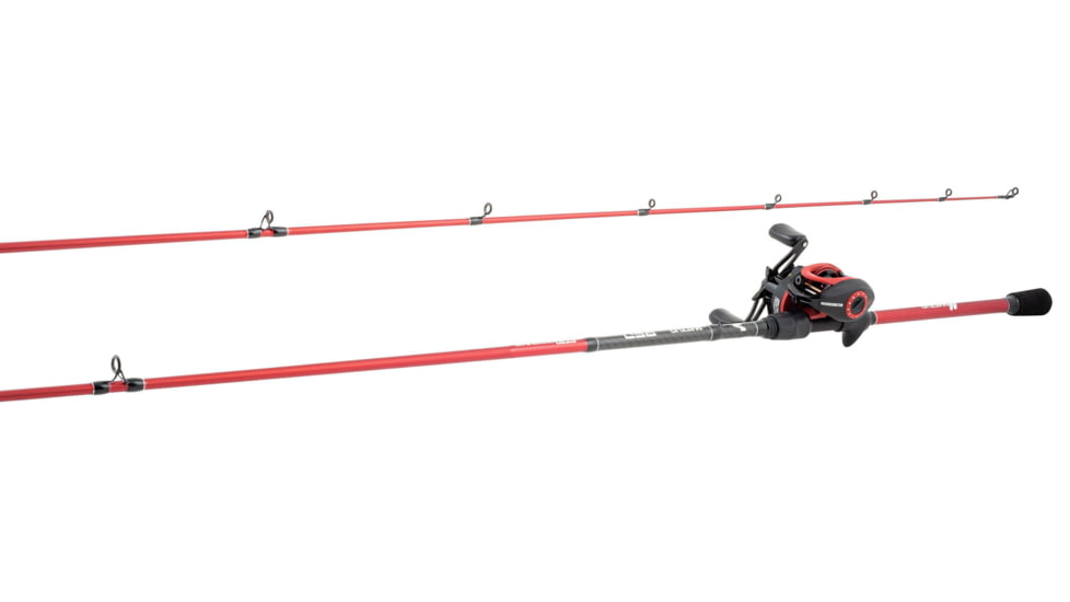 Matzuo Red Series Baitcast Combo, 7'2, 1pc IM7 Blank 3 Ball Bearing Reel, MTZBC72MH