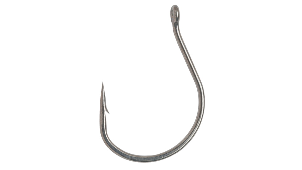 Matzuo Wacky Worm 3/0 Black Chrome 25pk, 430012-3/0