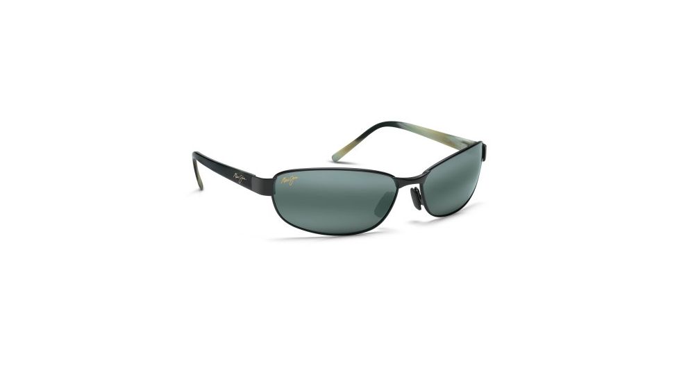 Maui Jim 256 2m Napili Bay Matte Black Frame Grey Lens Sunglasses