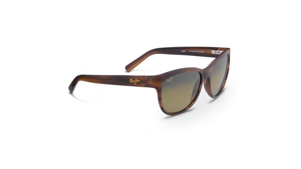 Maui Jim Ailana - Universal Fit Sunglasses, HCL Bronze, Matte Chocolate HS273N-01M