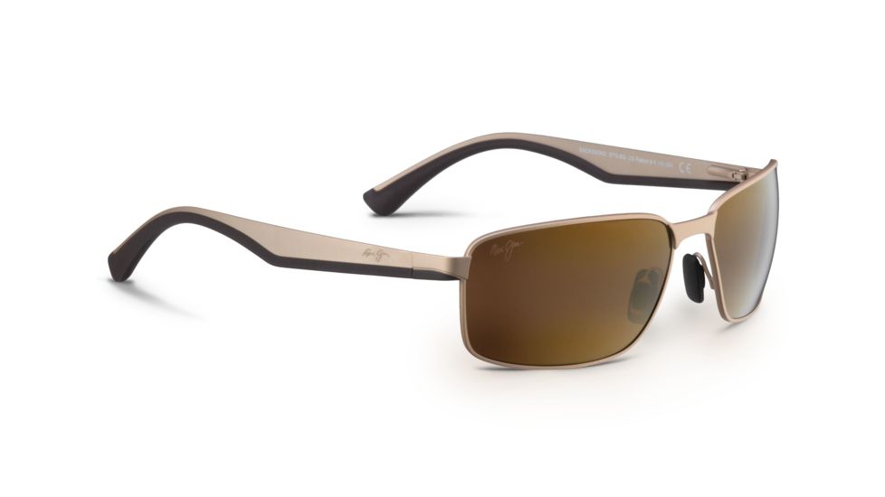 Maui Jim Backswing Sunglasses, HCL Bronze, Satin Gold H709-16A