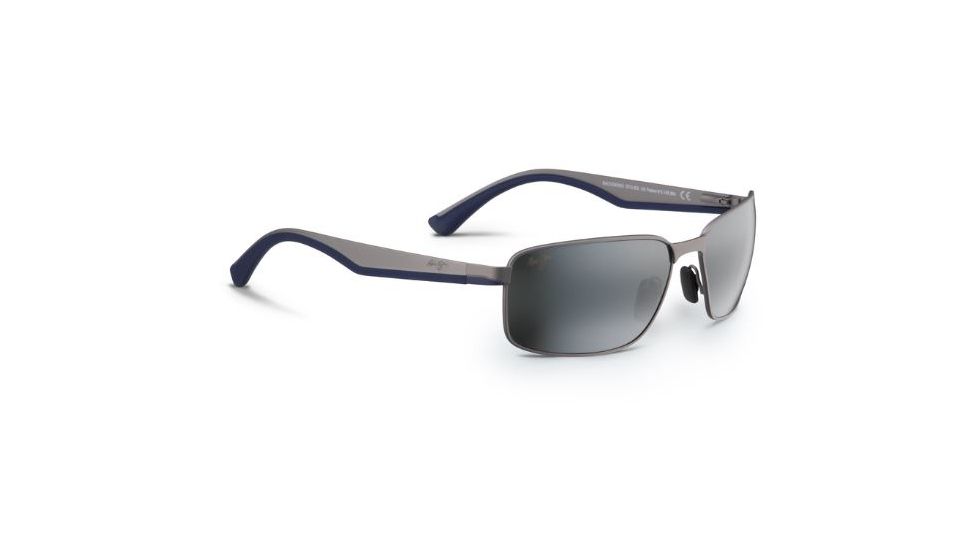 Maui Jim Backswing Sunglasses, Neutral Grey, Satin Grey 709-14A
