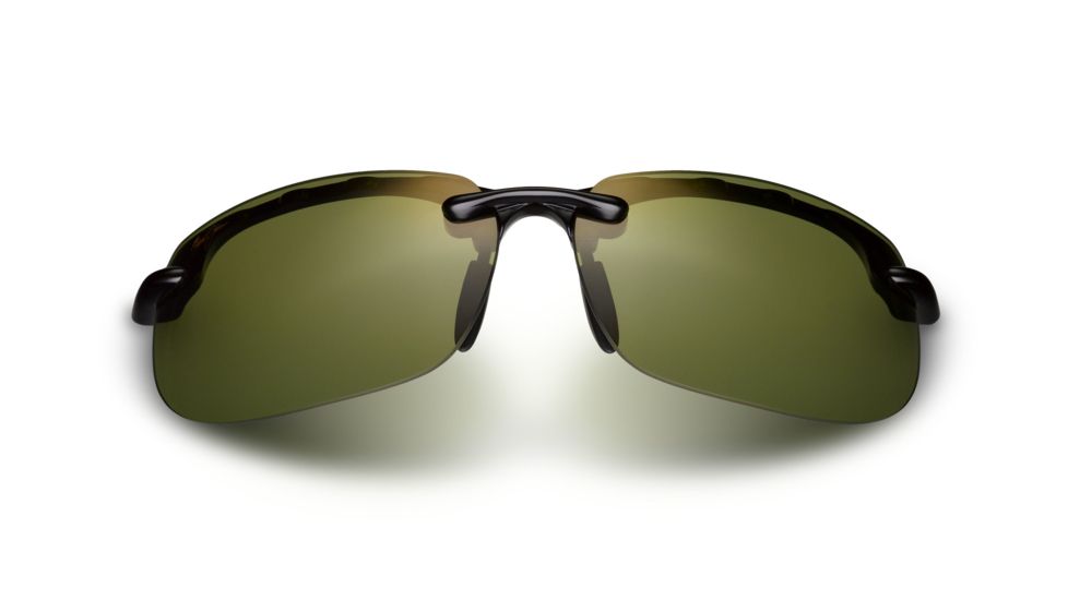 Maui Jim Banyans Sunglasses w/ Gloss Black Frame and Maui HT Lenses - HT412-02