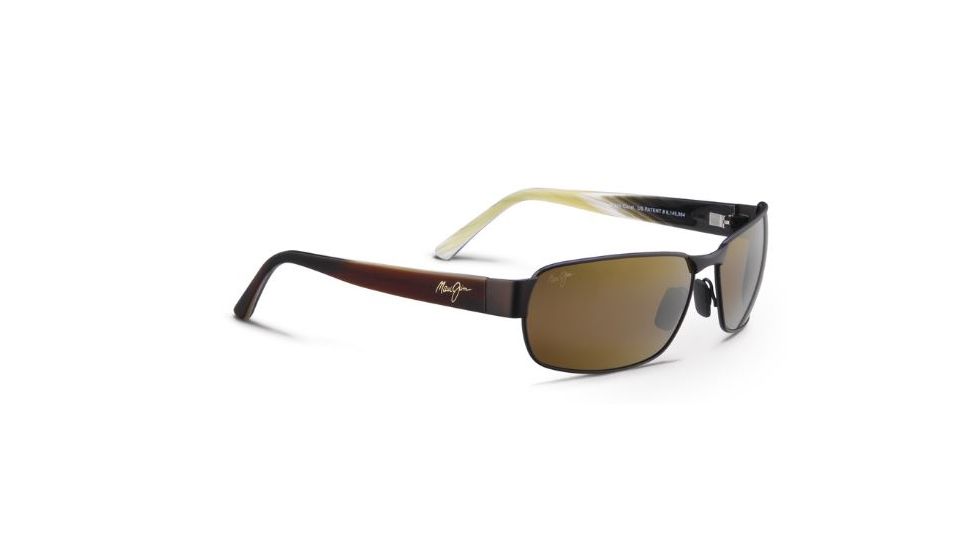Maui Jim Black Coral Sunglasses, Matte Espresso Frame, HCL Bronze Lenses H249-19M