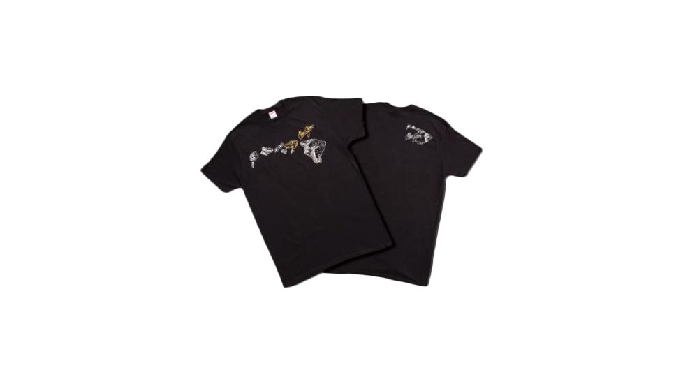 Maui Jim Born and Raised Tee Shirt, Black, Large HBTM-LG