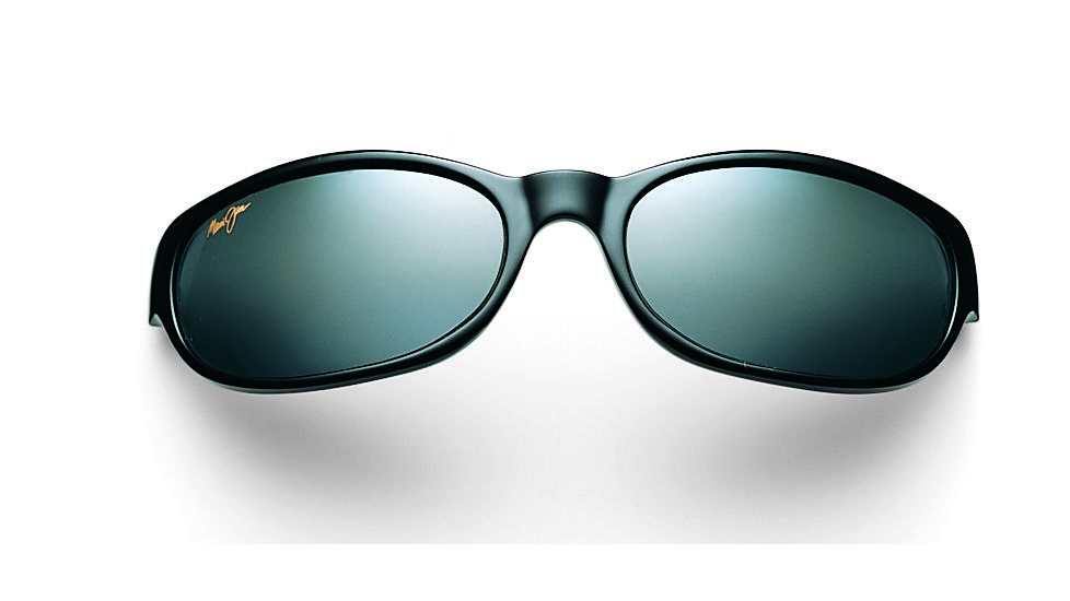 Maui Jim Cyclone Sunglasses - Gloss Black Frame, Neutral Grey Lenses - 136-02