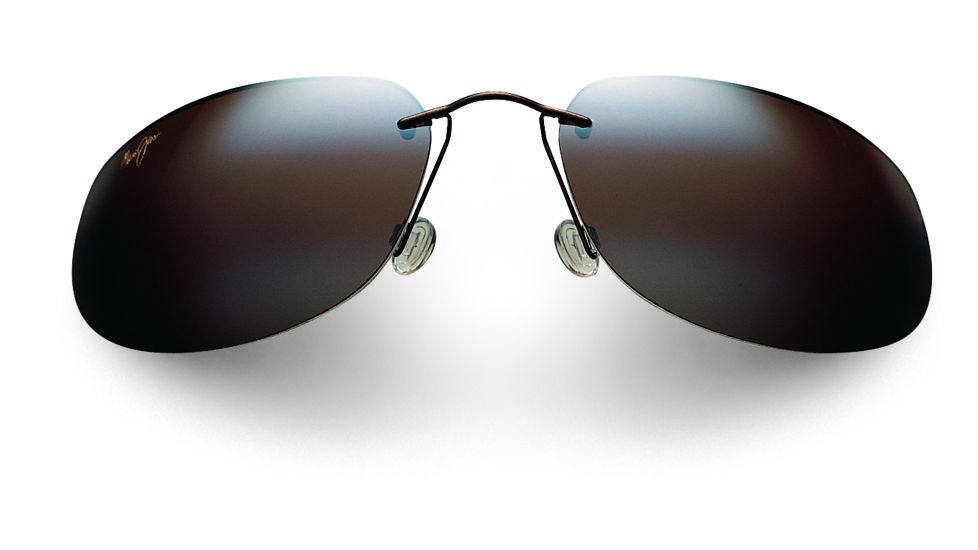 Maui Jim Ka'anapali Sunglasses - Metallic Gloss Copper Frame, Maui Rose Lenses - R501-23