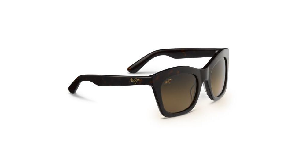 Maui Jim Coco Palms Sunglasses,Square,Dark Tortoise Frame,Polarized HCL Bronze Lens HS720-10