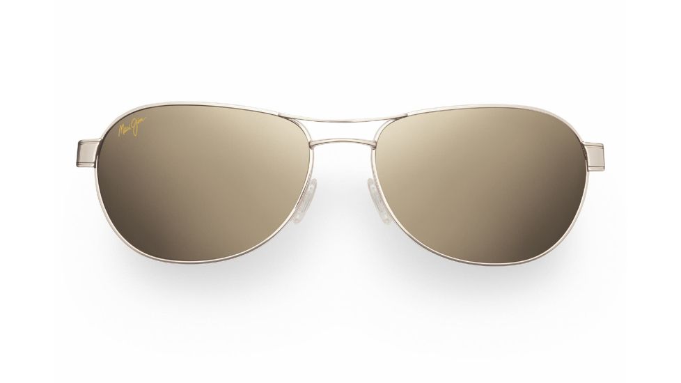 Maui Jim Mahina Sunglasses - Gold Frame, HCL Bronze Lenses - H229-16