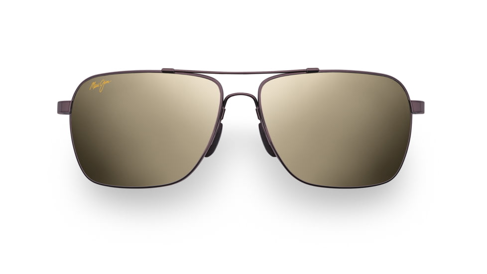 Maui Jim Freight Trains Sunglasses - Metallic Gloss Copper w/ Tan Tips Frame, HCL Bronze Lenses - H326-23