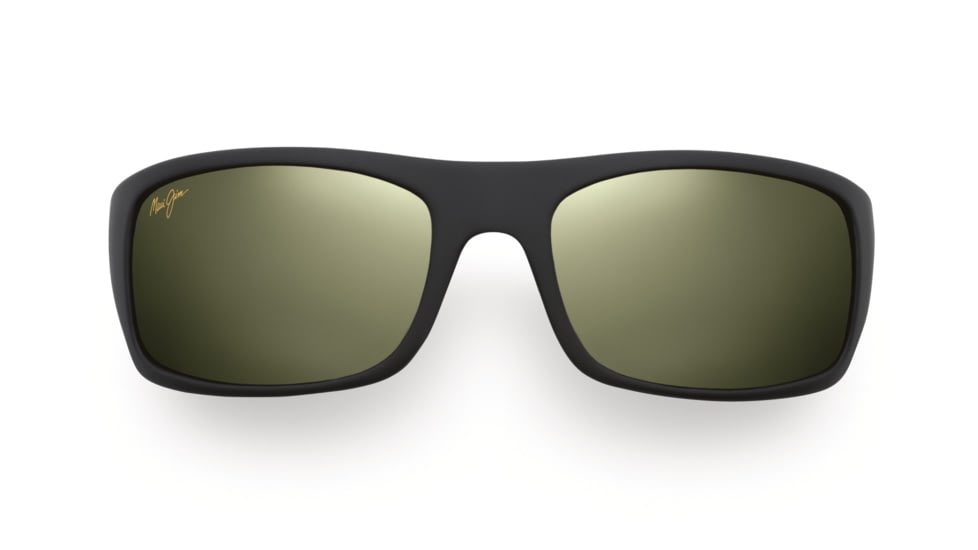 Maui Jim Peahi Sunglasses - Matte Black Rubber Frame, Maui HT Lenses - HT202-2M
