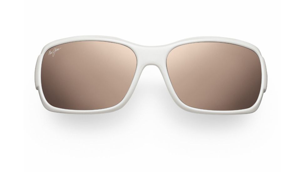 Maui Jim Hamoa Beach Sunglasses - White Pearl Frame, Maui Rose Lenses - R226-05