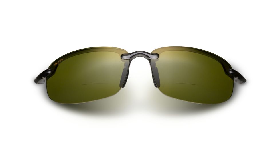 Maui Jim Hookipa Reader Sunglasses - Smoke Grey Frame and Maui HT +1.50 Polarized Lens - Universal Fit HT807N-1115