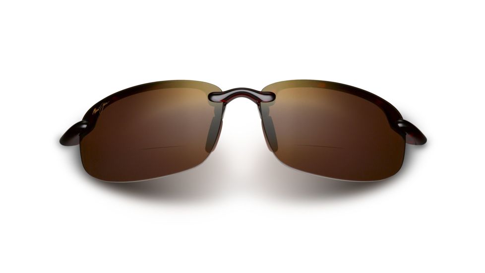 Maui Jim Hookipa Reader Sunglasses - Tortoise Frame and HCL Bronze +2.00 Polarized Lens - Universal Fit H807N-1020