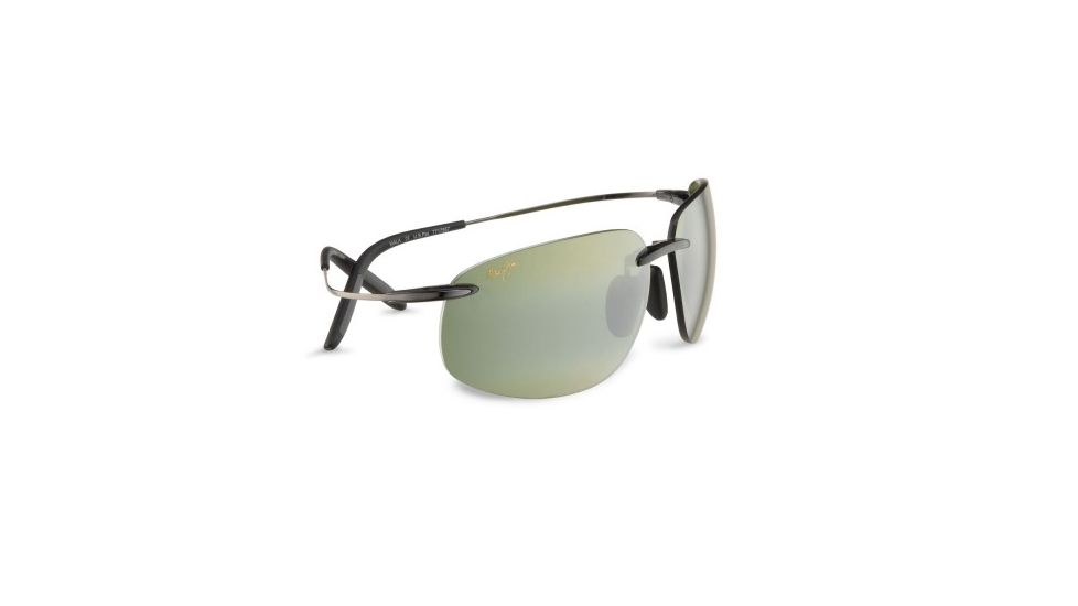 Maui Jim Ht525 11 Mala Grey And Gunmetal Frame High Transmission Lens Sunglasses