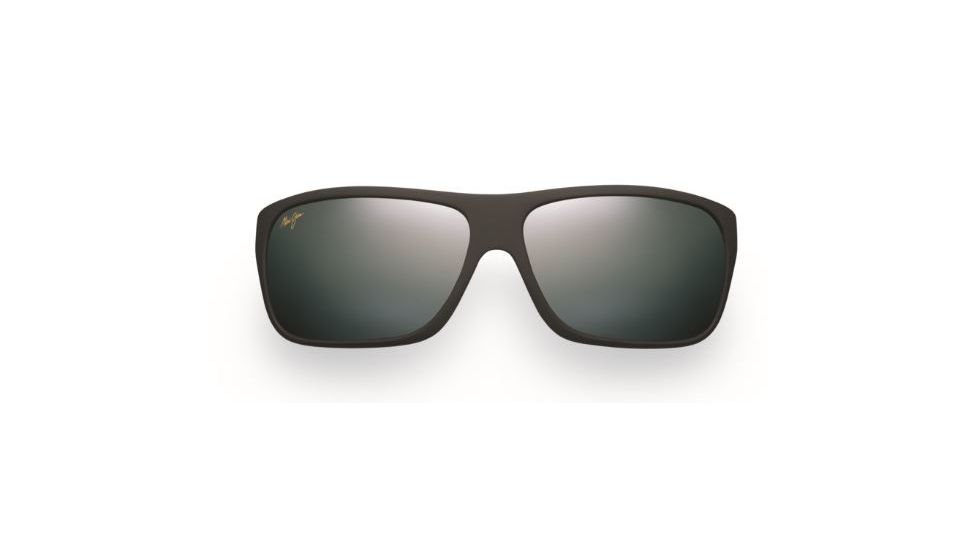 Maui Jim Island Time Sunglasses w/ Matte Black Rubber Frame and Neutral Grey Lenses - 237-2M
