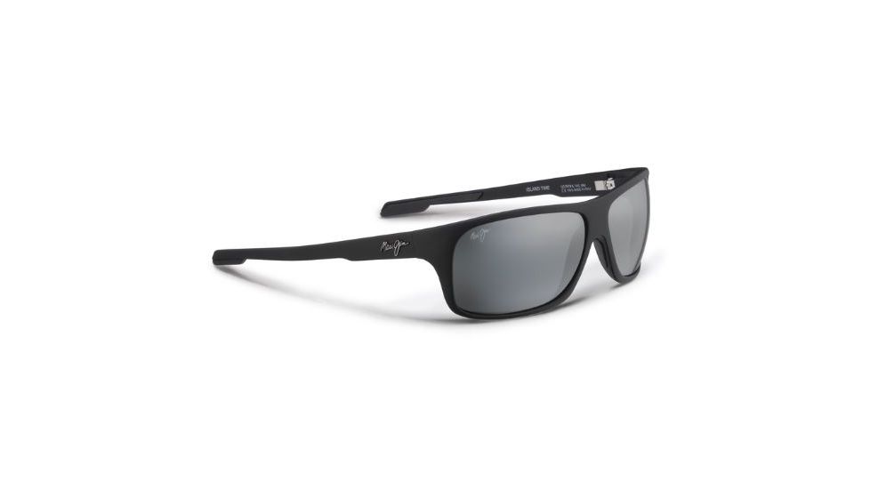Maui Jim Island Time Sunglasses w/ Matte Black Rubber Frame and Neutral Grey Lenses - 237-2M
