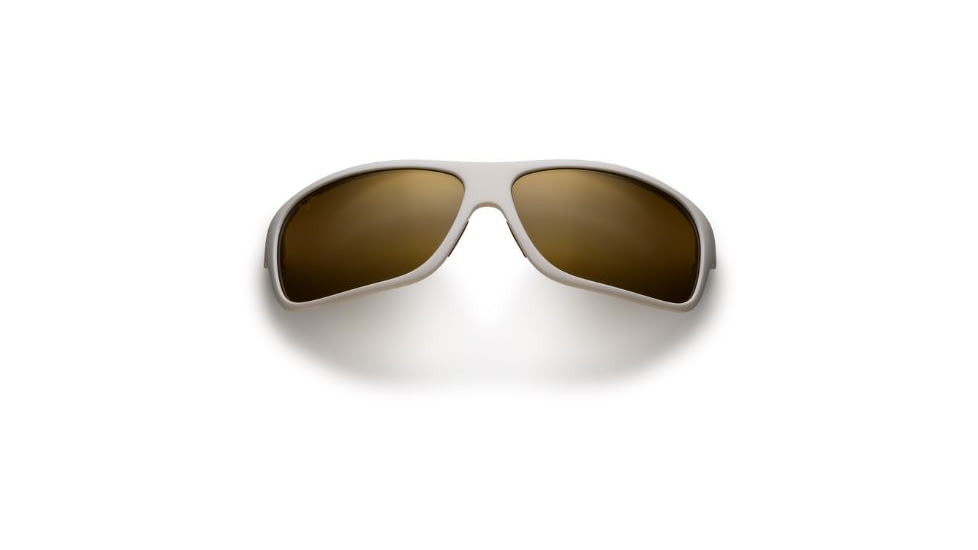 Maui Jim Island Time Sunglasses, Matte White, HCL Bronze Lenses, Matte White H237-05M