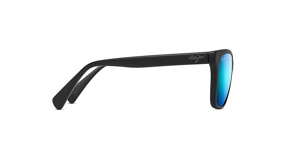 Maui Jim Jacaranda Fashion  Sunglasses,Matte Black,Blue Hawaii Lens B763-2M