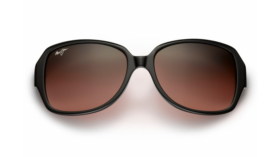 Maui Jim Kalena Sunglasses - Gloss Black Frame,Maui Rose Lens RS299-02