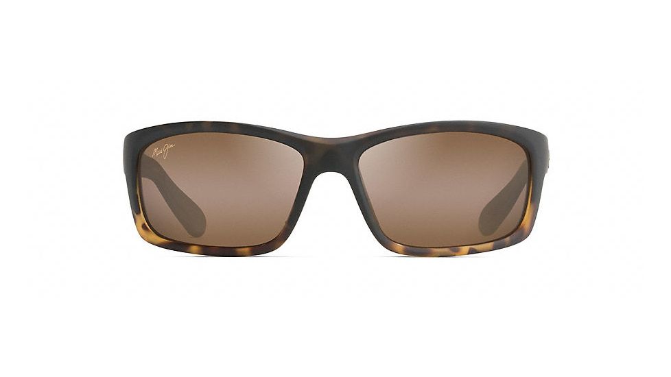 Maui Jim Kanaio Coast Polarized Wrap  Sunglasses,Matte Tortoise Ombre,HCL Bronze Lens H766-10MF