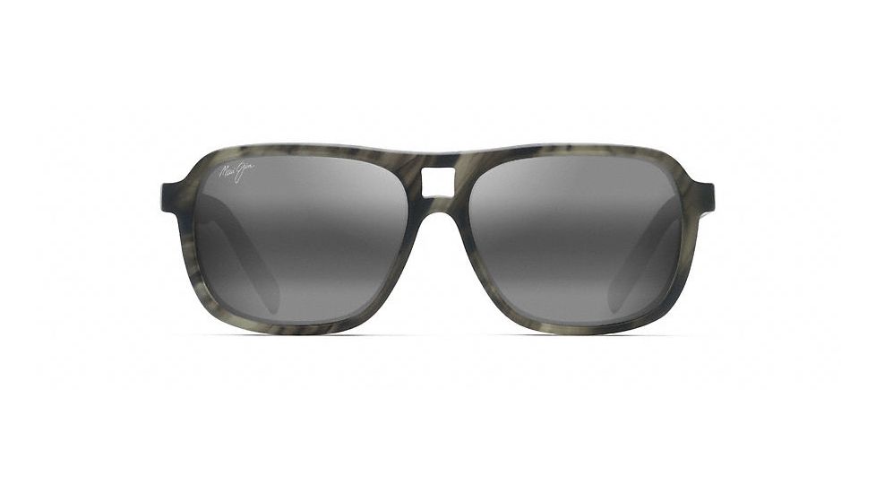 Maui Jim Little Maks Polarized Aviator Sunglasses,Matte Green Smoke,Neutral Grey Lens 771-15SM