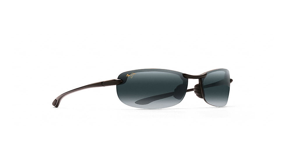 Maui Jim Makaha Reader Universal Fit Rimless  Sunglasses,Gloss Black,Neutral Grey Lens G805N-0215