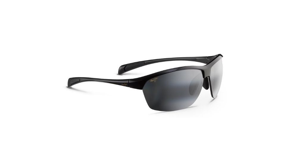 Maui Jim Middles Sunglasses - Black Gold Frame and Neutral Grey Lens 428-02E